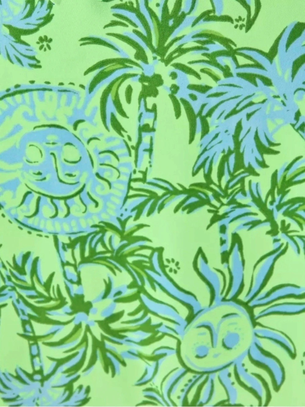 Lilly Pulitzer Sydnee Dress Floral Mini Green & Blue Size 6 NWT - Picture 7 of 9